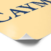 Cayman Islands Caribbean Perfect Poster (Hoek)