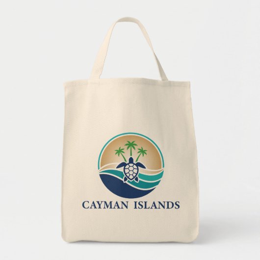 Cayman Islands Caribbean Tote Bag (Voorkant)