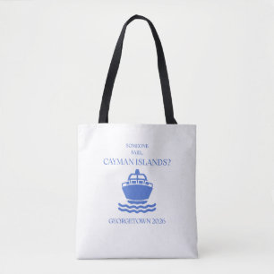 Cayman Islands Cruise Schoudertas Georgetown Tote Bag