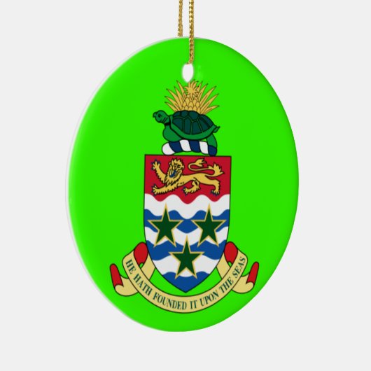 CAYMAN ISLANDS - Eigen kerstversiering Keramisch Ornament (Rechts)