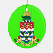 CAYMAN ISLANDS - Eigen kerstversiering Keramisch Ornament (Links)