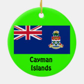 CAYMAN ISLANDS - Eigen kerstversiering Keramisch Ornament (Achterkant)