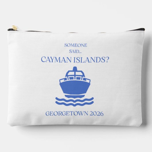 Cayman Islands Georgetown Cruise Grote Pouch Etui (Voorkant)