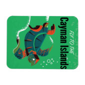 Cayman Islands vintage reisposter Magneet (Horizontaal)