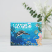 Cayman Islands Welkom Bord Briefkaart (Staand voorkant)