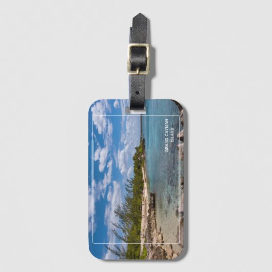 Caymaneiland Bagagelabel (Voorkant (verticaal))