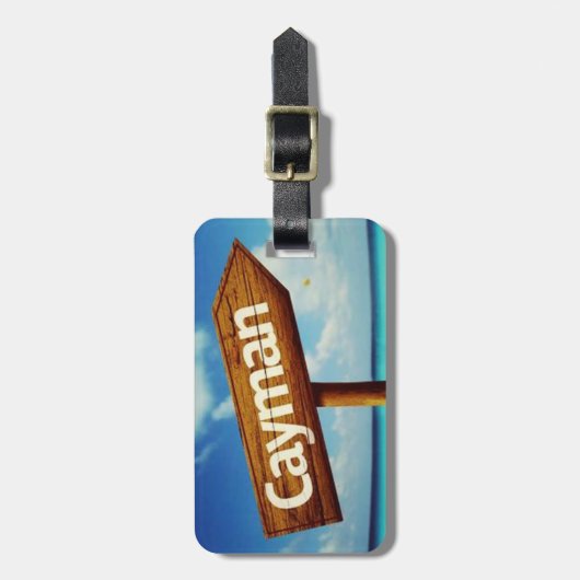 Caymaneilanden Bagagelabel (Voorkant verticaal)