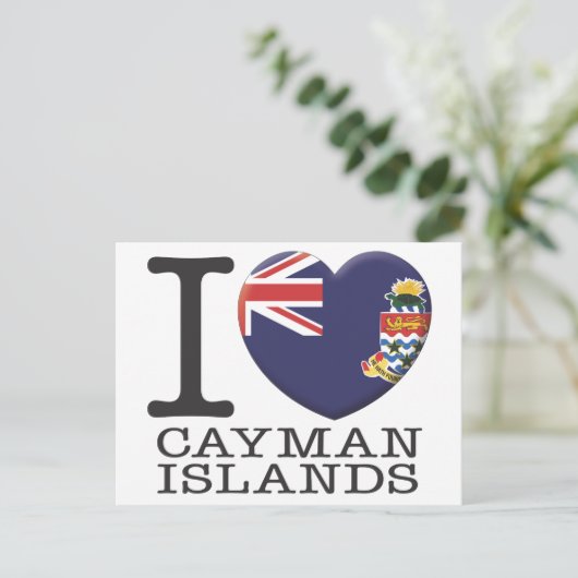 Caymaneilanden Briefkaart (Staand voorkant)