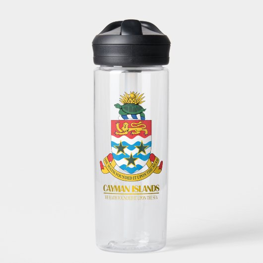 Caymaneilanden COA Waterfles (Voorkant)