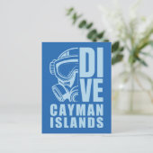 Caymaneilanden duiken briefkaart (Staand voorkant)