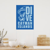 Caymaneilanden duiken poster (Keuken)