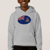 Caymaneilanden Gnarly Flag T-Shirt (Voorkant)