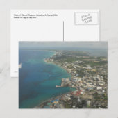 Caymaneilanden het Strand van Zeven Mijl Briefkaart (Voorkant / Achterkant)