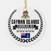 Caymaneilanden Keramisch Ornament (Voorkant)