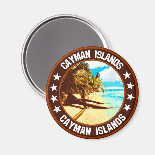 Caymaneilanden Magneet (Voorkant / Achterkant)