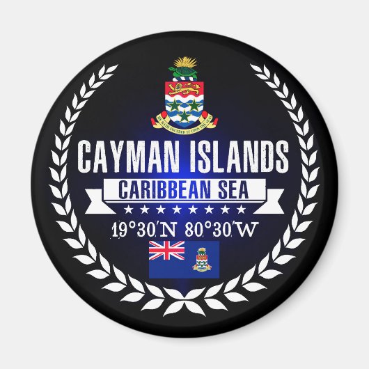 Caymaneilanden Magneet (Voorkant)