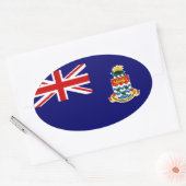 caymaneilanden ovale sticker (Envelop)