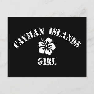 Caymaneilanden - Roze meisje Briefkaart