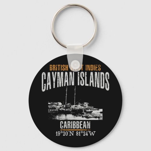 Caymaneilanden Sleutelhanger (Voorkant)