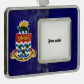 Caymaneilanden Verzilverd Omlijst Ornament (Rechts)