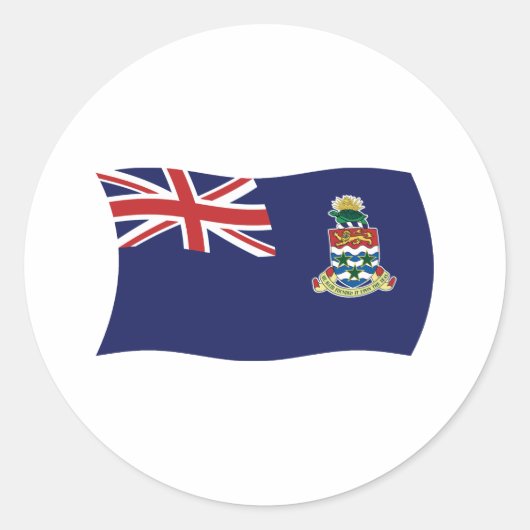 Caymaneilanden Vlag Sticker (Voorkant)