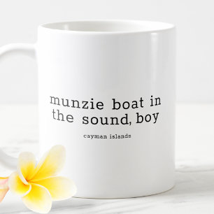 Caymanian Folk Song Muznie Boat in de Sound Boy Koffiemok