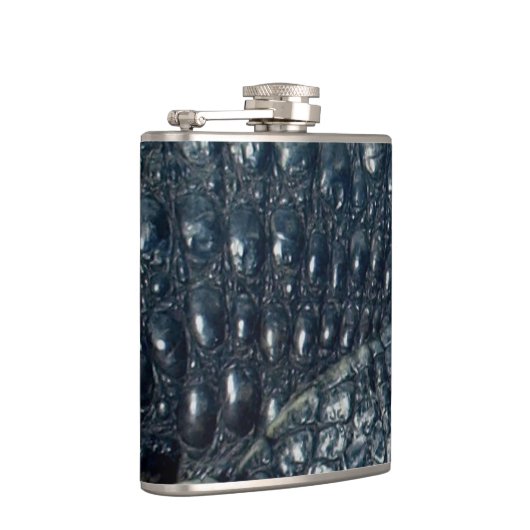 Caymankrokodil huid reptiel heupfles (Rechts)