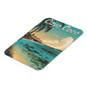 Cayo Coco Cuba Vintage Magneet (Linkerzijde)
