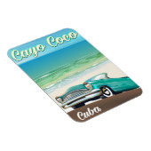 Cayo Coco Cubaanse vakantieposter Magneet (Rechterzijde)