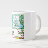 Cayo Coco Cuban strand vakantion poster Grote Koffiekop (Voorkant rechts)