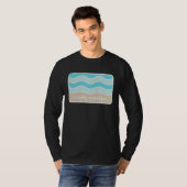 Cayo Costa Florida Retro FL Waves Beach Souvenir T-shirt (Voorkant volledig)