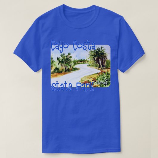 Cayo Costa State Park Florida T-shirt (Design voorkant)