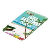 Cayo Guillermo strand vakantieposter Magneet (Linkerzijde)