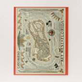 Cayo Hueso - Key West Legpuzzel (Verticaal)