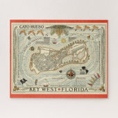 Cayo Hueso - Key West Legpuzzel (Horizontaal)