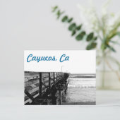 Cayucos, Ca Briefkaart (Staand voorkant)