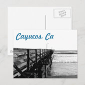 Cayucos, Ca Briefkaart (Voorkant / Achterkant)