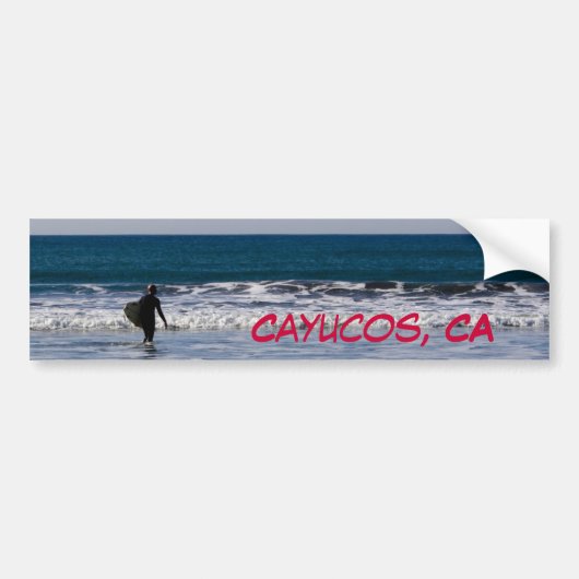 Cayucos, CA Bumpersticker (Voorkant)