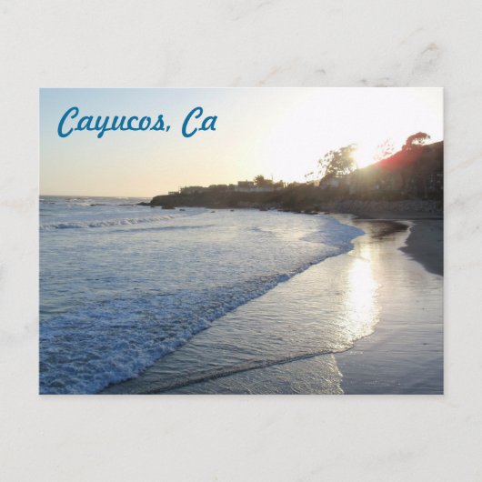 Cayucos California Briefkaart (Voorkant)