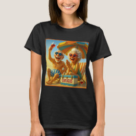 "CAYUCOS FOREVER COOL TEE". T-SHIRT