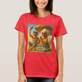 "CAYUCOS FOREVER COOL TEE". T-SHIRT