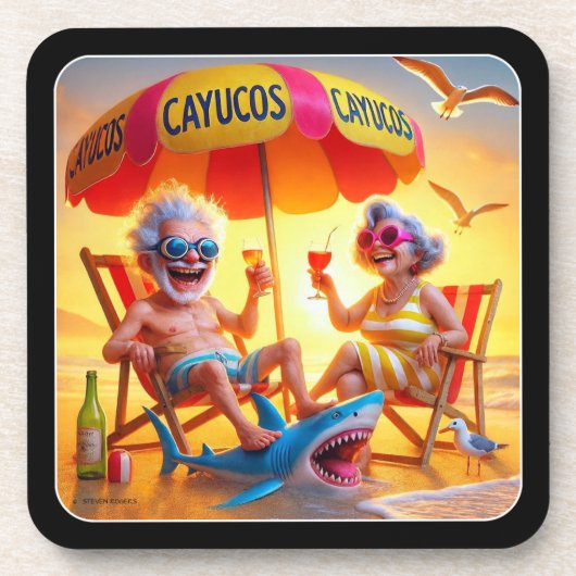 CAYUCOS LEGENDES. BIER ONDERZETTER (Voorkant)