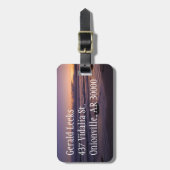 Cayucos Sunset Bagagelabel (Voorkant verticaal)