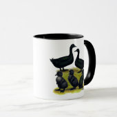 Cayuga Duck Familie Mok (Voorkant rechts)