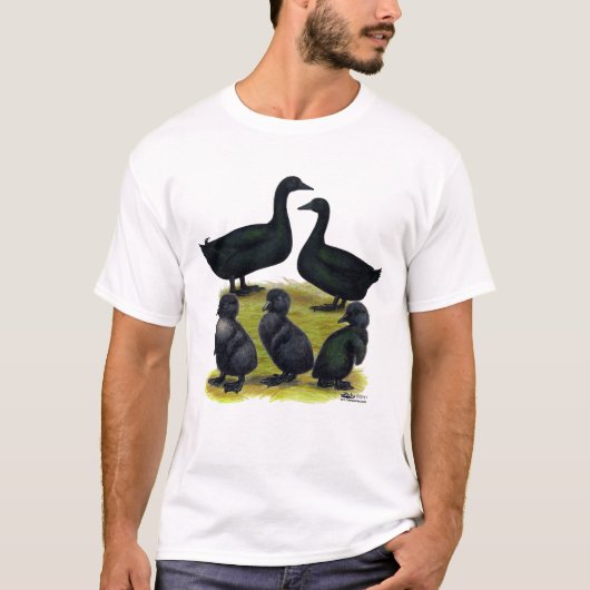 Cayuga eendenfamilie t-shirt (Voorkant)