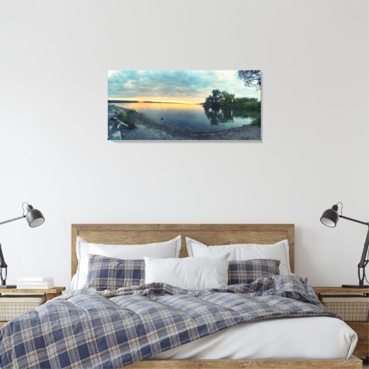 CAYUGA LAKE CANVAS AFDRUK (Insitu (Slaapkamer))
