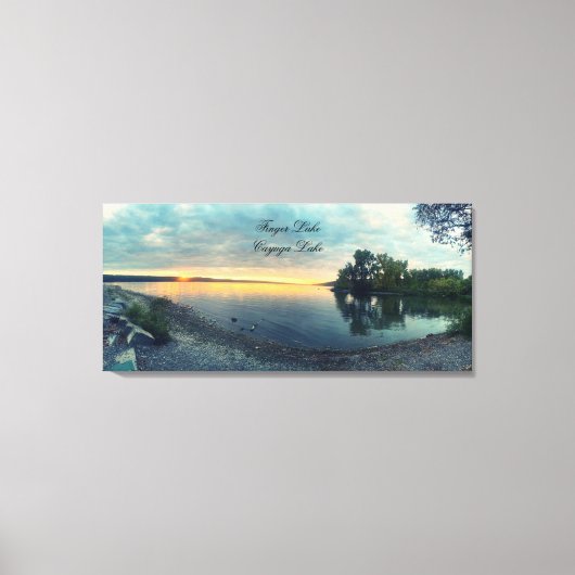 CAYUGA LAKE CANVAS PRINT (Voorkant)