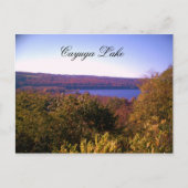 CAYUGA LAKE IN AUTUMN briefkaart (Voorkant)