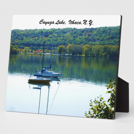 CAYUGA LAKE IN AUTUMN FOTOPLAAT (Zijkant)