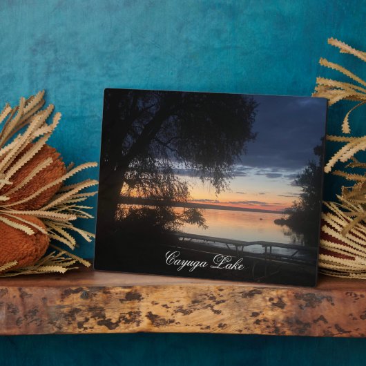 CAYUGA LAKE IN AUTUMN FOTOPLAAT (Zijkant)